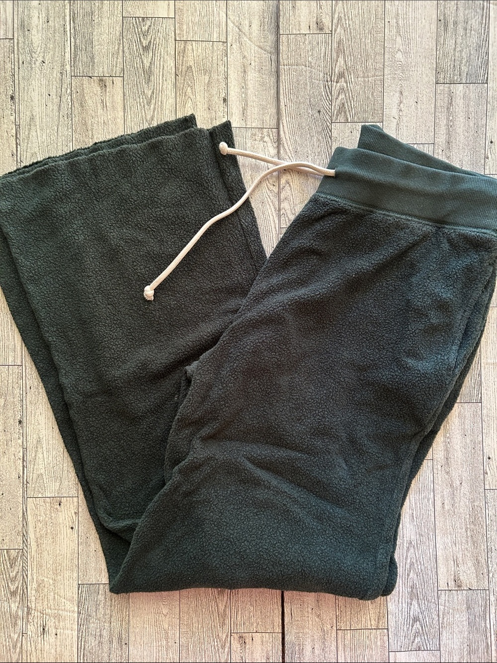 aerie Dark Green Fleece pants S